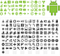 Android安卓原生态图标，格式有AI/EPS/SVG