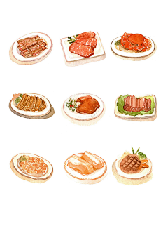 梓年采集到手描きの美食