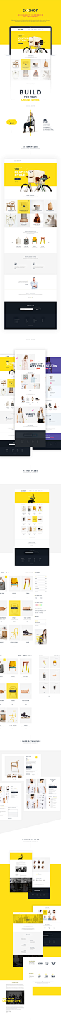 ECOSHOP - Multipurpose eCommerce PSD Template : ECOSHOP is high quality eCommerce PSD Templates which designed for commercial use like clothes, cosmetics, furniture, gadgets, shoes, bags, home decore etc. A ready psd template to make a various online shop