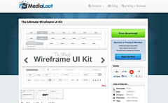 Binghuo231采集到10 Free UI Wireframe Kits