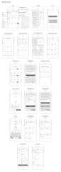 UX Wireframes for Online Grocery Shopping Mobile App : UX wireframes for mobile app of online grocery shopping & delivery service, made based on UX research.