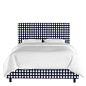 Blue Gingham Headboard and Bedframe | $399