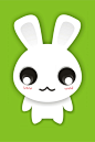 【640X960】苹果iPhone4/iPhone4S 超萌可爱韩国卡通小兔子壁纸桌面下载 可做表情哟！