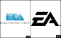 EA 560×350 像素
早年EA的logo把很多人都搞晕了。如果说logo中左边的正方形代表的是字母"E"右边的三角形代表的是字母"A"，那中间那个圆形是干什么的？所以尽管很多人看到这个logo后都把他念做EOA，但没有人真的知道这个字母"O"代表什么。
　　而如今EA的logo设计可谓是简洁明快，而且细心的玩家会发现，在不同的游戏里，EA都会在该logo的基础上做些不同的小改变。