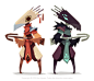 Video game character design collection : Character designs for Bee Square video games