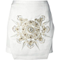 YOHAN KIM embroidered mini skirt