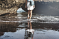 Young woman on a black sand beach, Bali island. photo by Artem Bali (@belart84) on Unsplash : Download this photo in Indonesia by Artem Bali (@belart84)