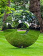 Torus modern outdoor sculpture