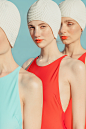 summer pastel minimal swimmers sea swimsuit brand