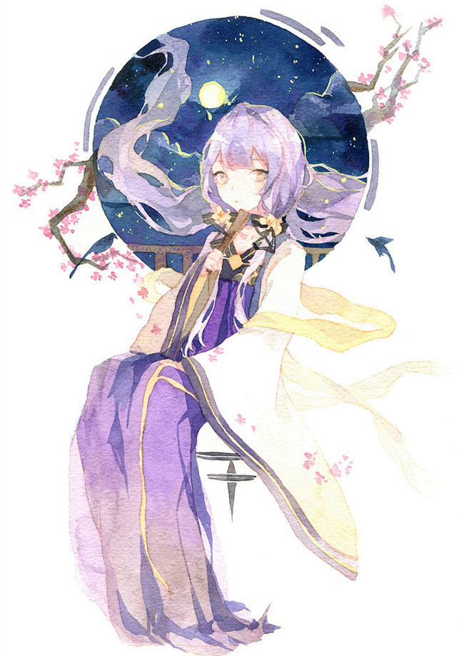 VOCALOID 星尘 同人图 插画 壁...