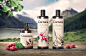 Cornica — Brand identity, Package Design : Agency Funky Business completed work over new brand line of shampoos, shower gels and liquid soaps.Natural cosmetic Cornica is the result of research of cosmetic and medicinal properties of wild herbs, berries, f