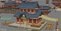 一套古代城市3D模型素材资源集合包可以拼出一个完整的古代城镇！-场景模型-微元素Element3ds - 手机版 - Powered by Discuz!
