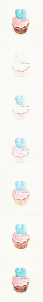 【彩铅甜品】马卡龙小蛋糕~辉柏嘉红盒48色，获多福细纹高白300g~#彩铅##手绘##插画##艺术##绘画#