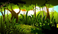 2D animation BG by seerow .com, via Behance