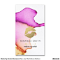 Make Up Artist Business Card - Chic Watercolor                                                                                                                                                      More