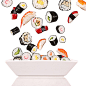 寿司 寿司菜单模板 寿司料理名片 寿司会员卡素材下载 寿司名片