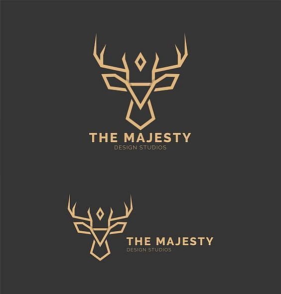 Royal Deer Logo by V...