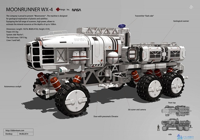 科幻载具飞行器设定丨乌克兰概念设计师DE...