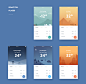 Widher - weather app concept : Just a small concept I did for practice