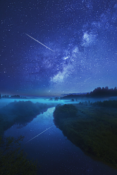 肉包和考拉采集到星空背景