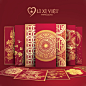 Tết Việt  : Red lucky envelopes Vietnamese