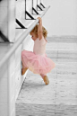 Ballerina at the barre