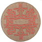 Mischa 8' Round Rug in Frappuccino & Terra Cotta at Joss & Main