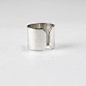 七月原创设计 925纯银 戒指 手工银饰 素银 食指戒 扳指 【有容】 新款 2013