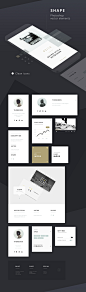 55+ Elements FREE UI KIT | Clean white [DOWNLOAD] : 55+ Free elements UI KIT For personal and commercial use