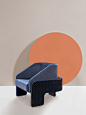 Fabric armchair with armrests L'UNITÉ by DOOQ