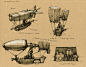 Air ship, longque Chen : Of course, human army need to spot where the threaten closing in as far as they could, the steam air ship is best tool for detecting the monsters from the safety distance (air). Its really fun to add the steam engine system into t