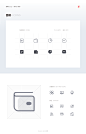 随手记小程序 icon 图标设计UI UX 记一笔 键盘 图表 工具 简便记账 轻记账 @huli狐狸