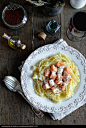 stock-photo-reginette-with-salmon-and-creamy-cheese-sauce-49357478