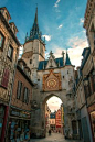 Town of Auxerre, Burgundy (France)