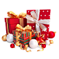 双旦圣诞气氛 圣诞素材 圣诞礼物 圣诞礼盒 免抠PNG