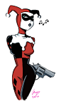 Harley Quinn acting subtle... by CynicalStrike