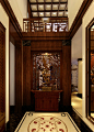 中式古典玄关装修效果图大全2011图片—土拨鼠装饰设计门户