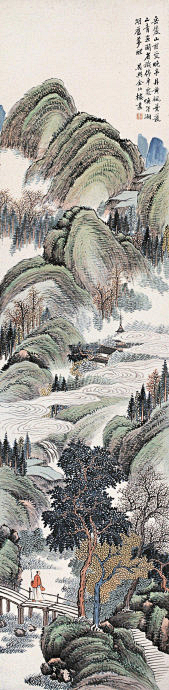 雪狐品牌设计采集到国画（霜染长河）