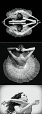 创意工坊：【摄影欣赏】在微薄上流传很久的照片，跳芭蕾舞的女人，它其实是现年66岁的法国摄影师Jean Claude Sanchez作品，真的很美~~