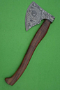 Handmade Damascus Steel Tomahawk Axe: 