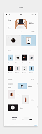 Minim E-commerce Website : Minimalist e-commerce website design with clean and easy interface@萧聪