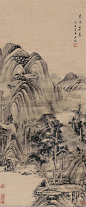 王鉴——《夏木森森》山水画欣赏 | 
清|王鉴(1598-1677年)，字元照、圆照，号湘碧，染香庵主，江南太仓人，明末清初画家，"四王"之一。早年由董其昌亲自传授，摹古工力很深，笔法非凡，擅长山水。与王时敏、王翚、王原祁、恽寿平、吴历齐名，并称四王吴恽或清初六家，成为画坛正宗。为"清初六家"之一。