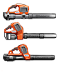 Husqvarna Professional Battery leaf blower : Husqvarna professional battery leaf blower. 