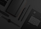 High Resolution Black Stationary Mockups : 10 High Resolution Photoshop Mockup for stationary branding.Includes Letterhead, business cards, notebook, and pen.