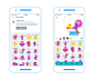 Google Allo Stickers: Fun-der the sea : The awesome people at INT Works commissioned us to create an animated sticker pack for the new Google messaging app Allo. The theme for our pack is FRIENDSHIP, these are the stickers that people should use with thei