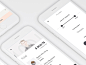 UI Kits : Modisch iOS UI KIt is high quality pack with Nested Symbols, includes 40 iOS screen templates designed in Sketch, 5 categories (Walktroughs, Sign In & Sign Up - Shop - Navigation - Payments - Profile). With Modisch iOS UI Kit you can easily 