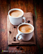咖啡系列 - 两杯香浓美味的咖啡