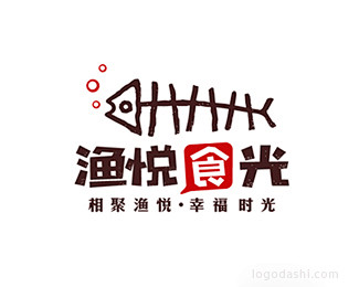 渔悦食光餐饮Logo设计