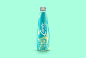 Caribe Cooler Rebranding 饮料瓶身艺术包装设计