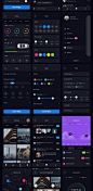Pin UI Kit / Free Templates Inside : Huge set of pre-made UI elements that can help you with app design in Sketch and Photoshop. UI Elements / Combined blocks / Style guide / 50 Sample Screens